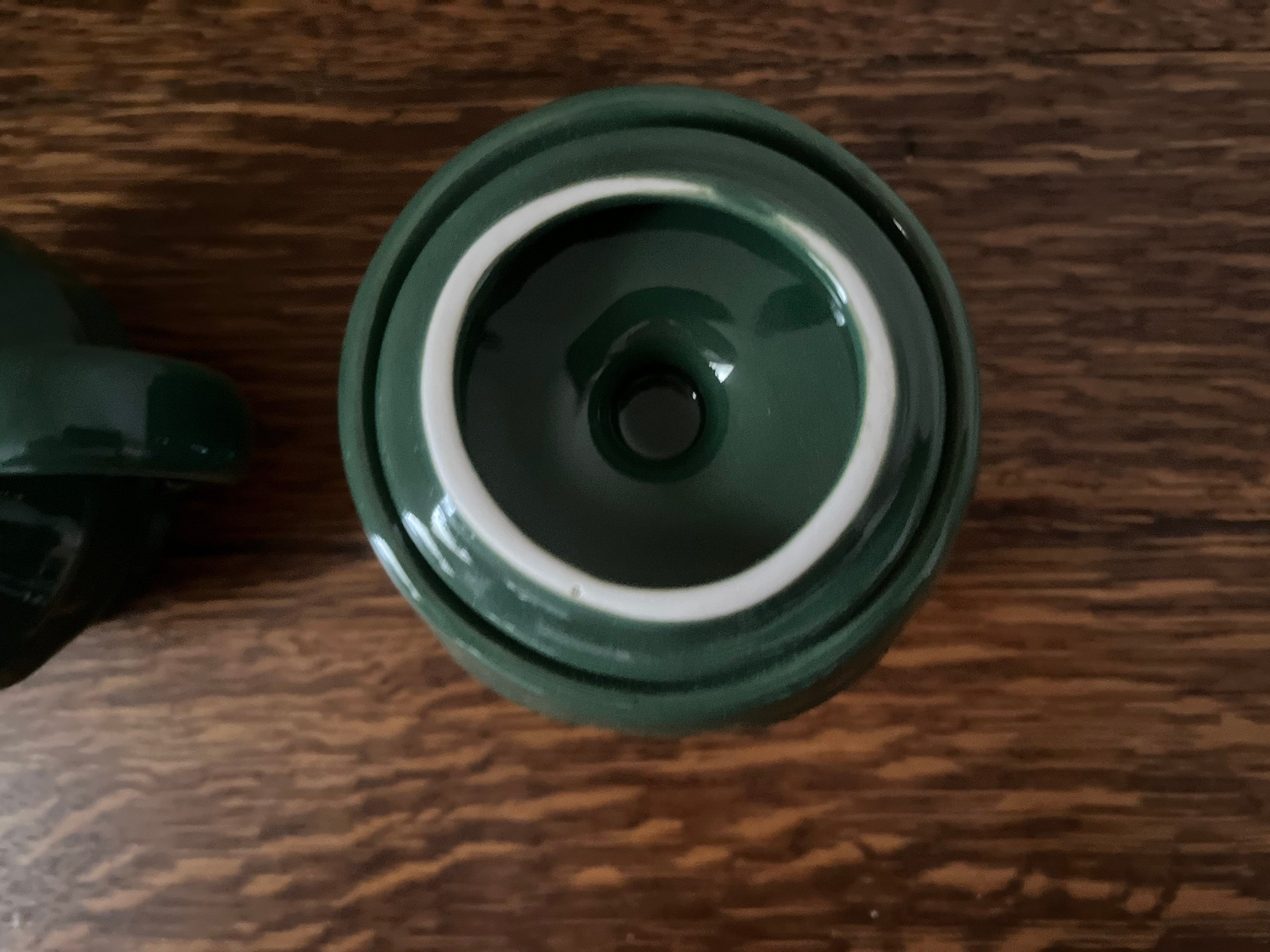 Vintage Longaberger Sugar and Creamer Set Ivy Green Etsy