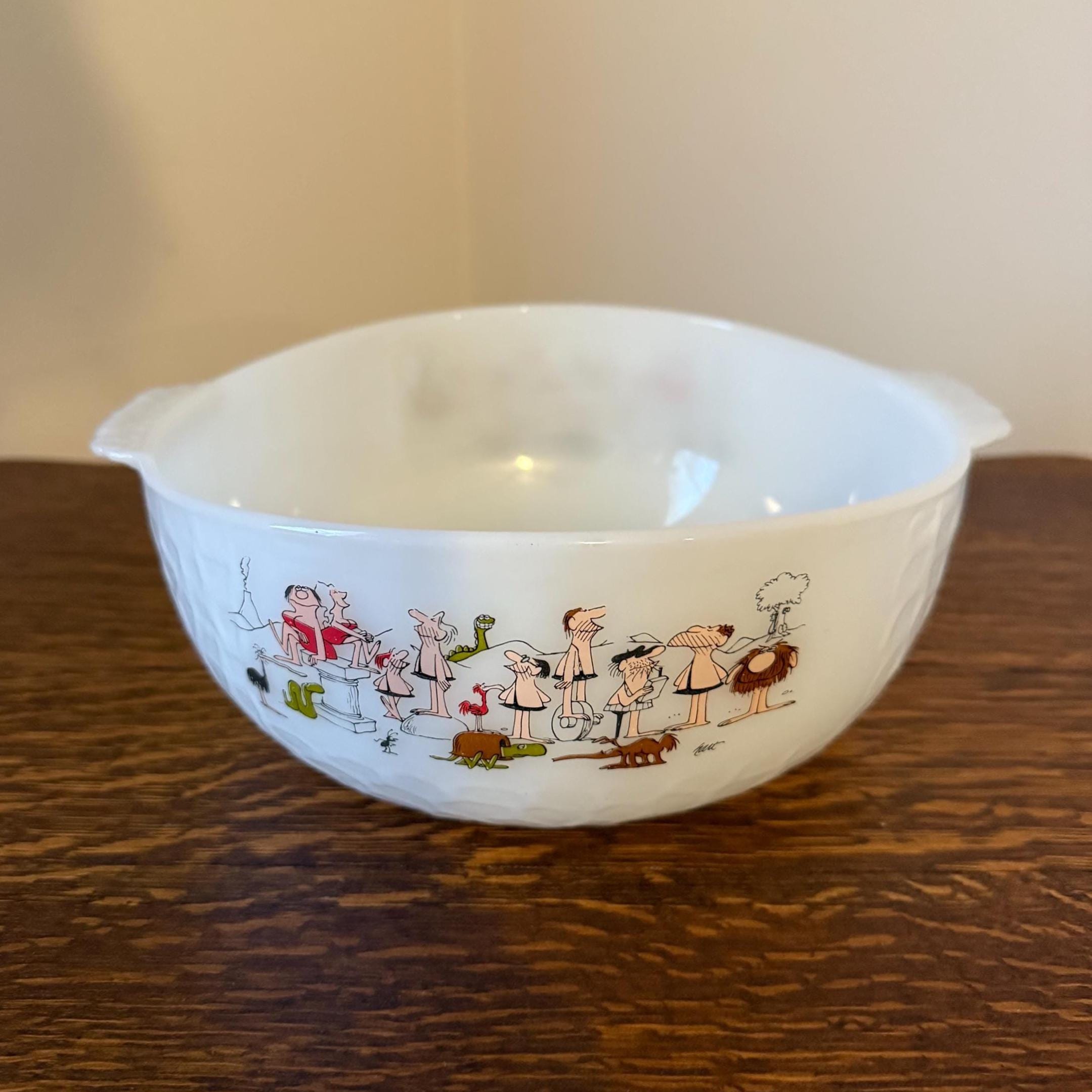 Fire King Hart Bowl - Etsy