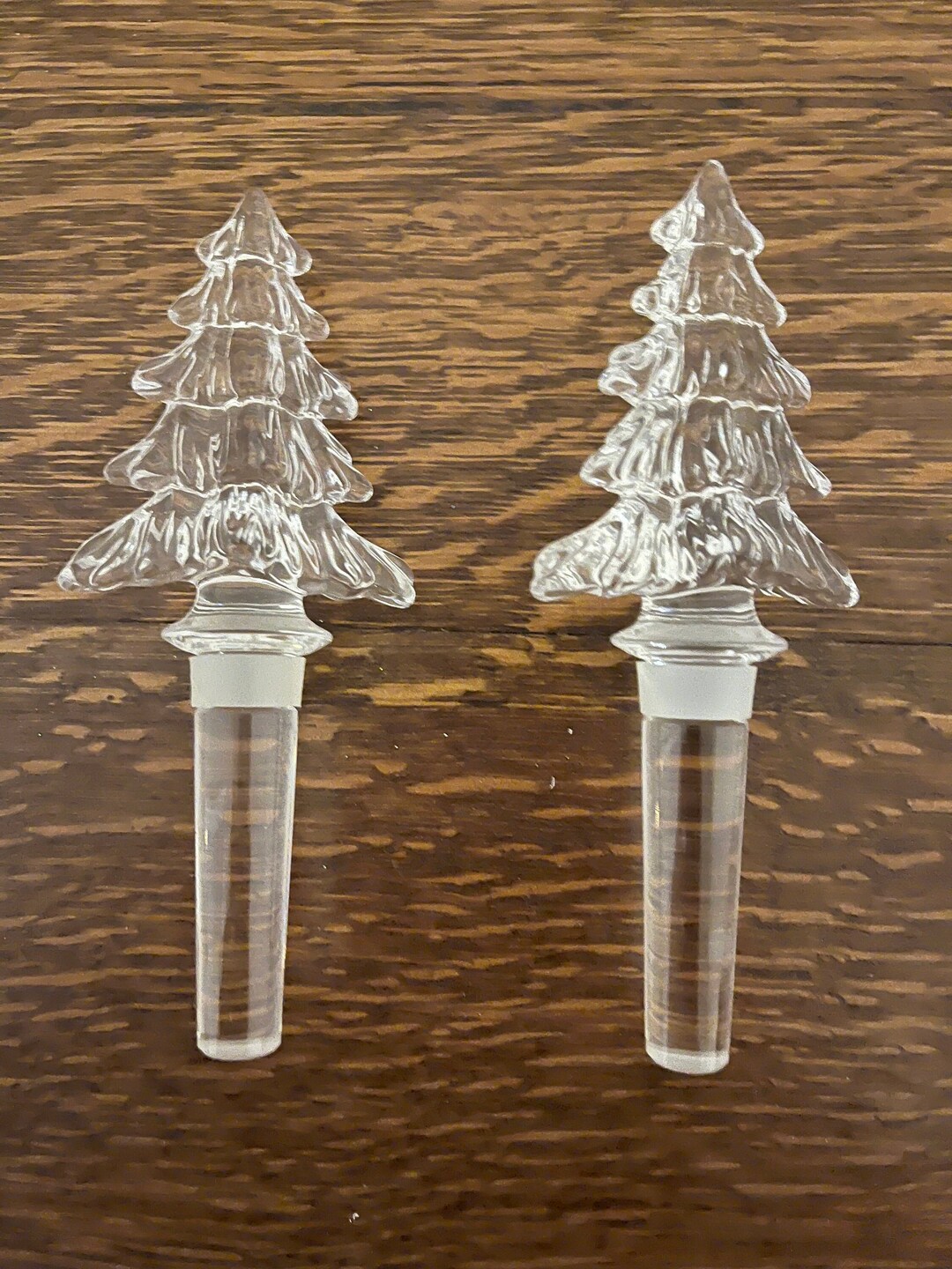 Vintage Mikasa Christmas Tree Crystal Bottle Stoppers set of Etsy