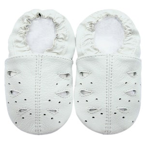 Soft Sole Baby Shoes Girls Boys Leather Sandal Anti-slip Bottom Infant Toddler Prewalk Summer Kids Sandal 0-3 years old sandal flower white