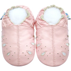 Soft Sole Baby Shoes Girls Boys Leather Sandal Anti-slip Bottom Infant Toddler Prewalk Summer Kids Sandal 0-3 years old sandal flower pink