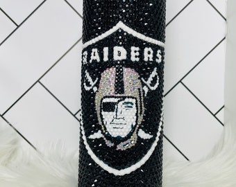 Gobelet Raiders en strass : tasse personnalisée en acier inoxydable (20 oz, 30 oz)