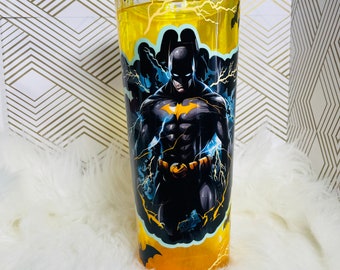 custom glow in the dark Bat Man with a drip.