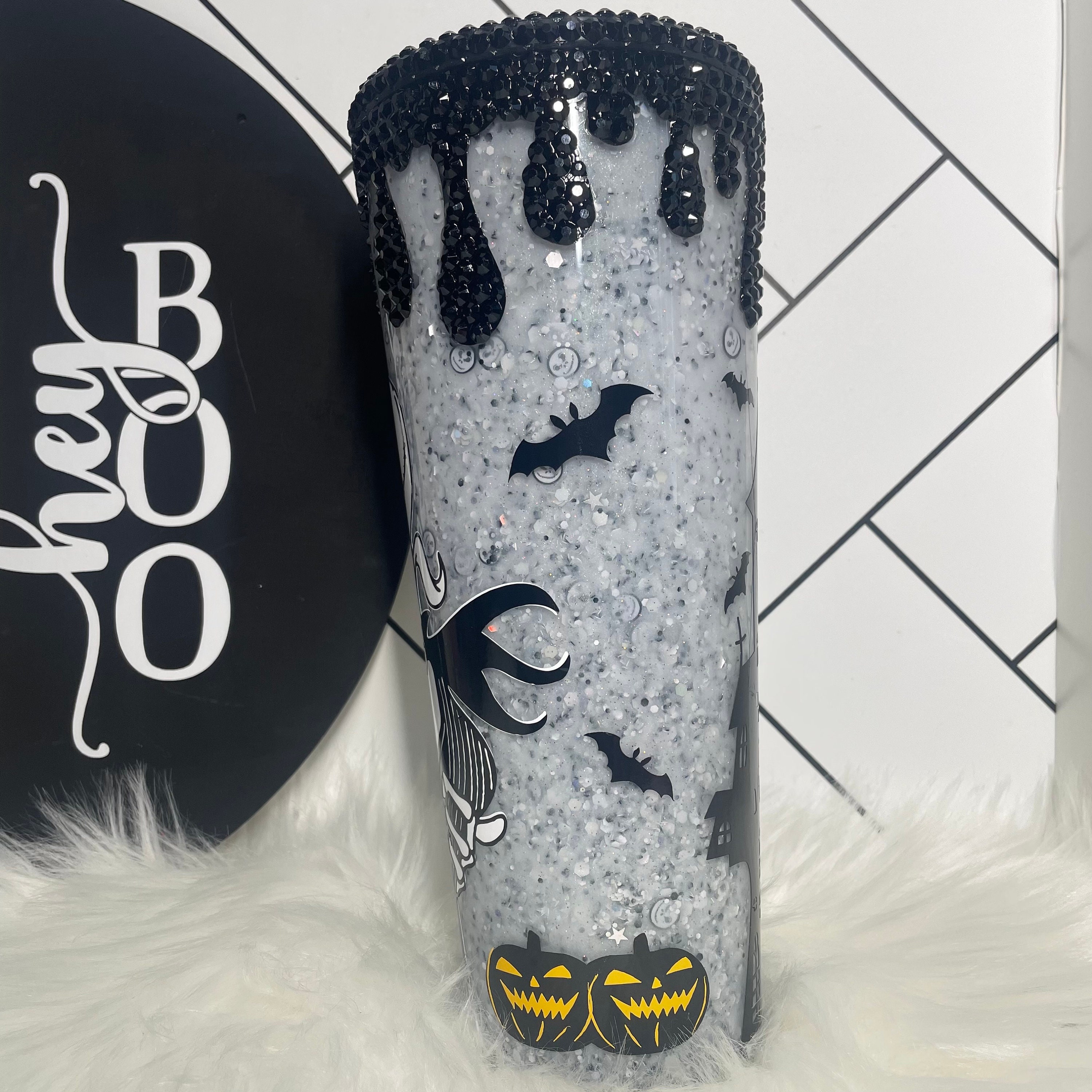 Jack Skellington Snowglobe Tumbler: Nightmare Before Christmas