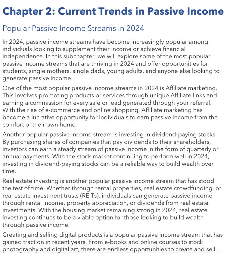 The Future of Passive Income Course, Guide, Passive Income Ebook for ...