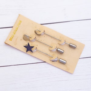 Vintage Star Moon Heart Multi Stick Pins - S32