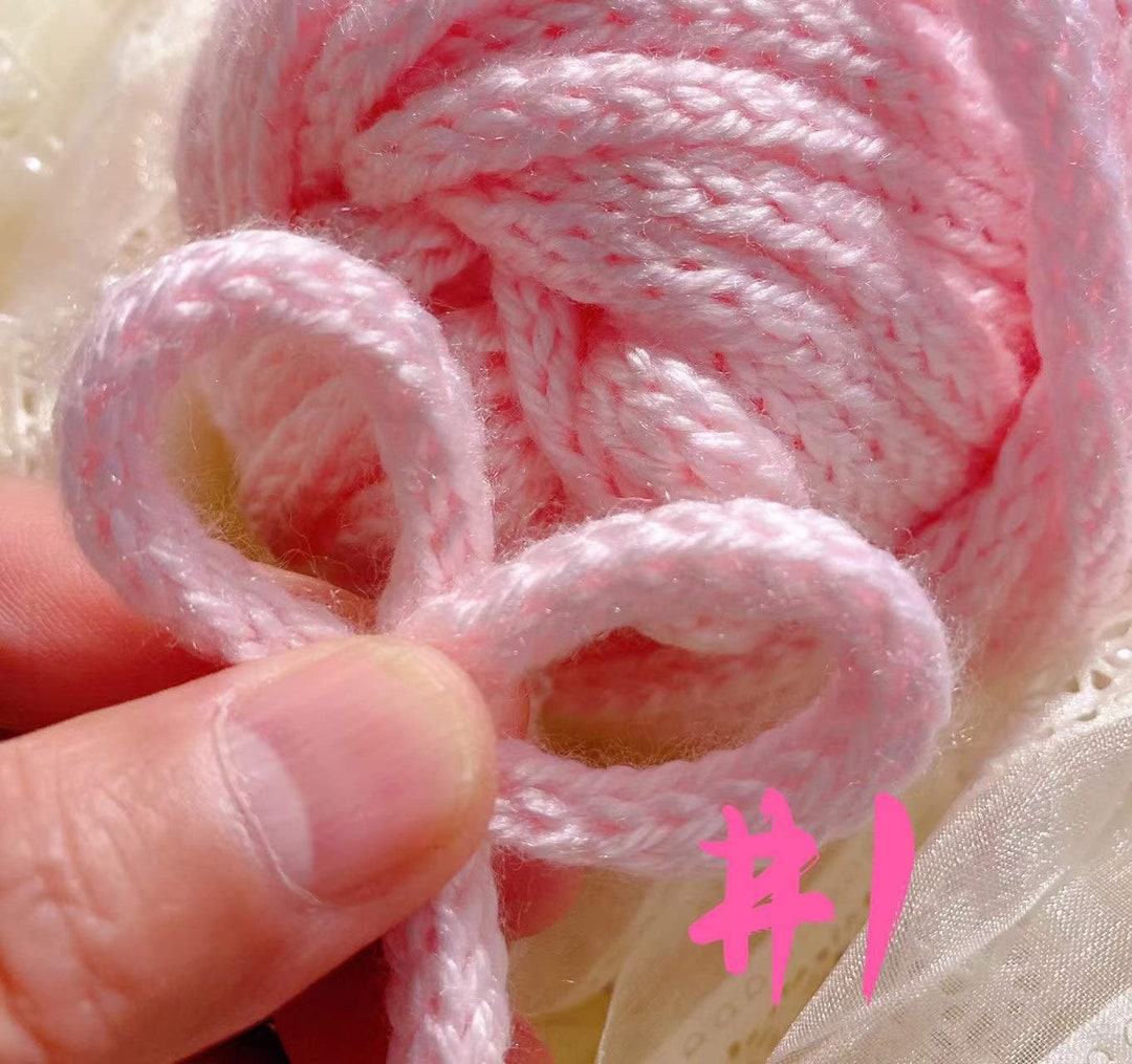 Handmade Knit String ,yarn Rope ,knit Rope ,hair Clip Supplies ...