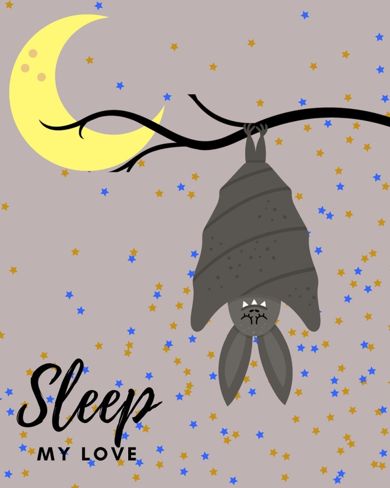 Goth Baby Gothic Nursery Decor Bat Baby Bat Goth Baby Nursery Etsy