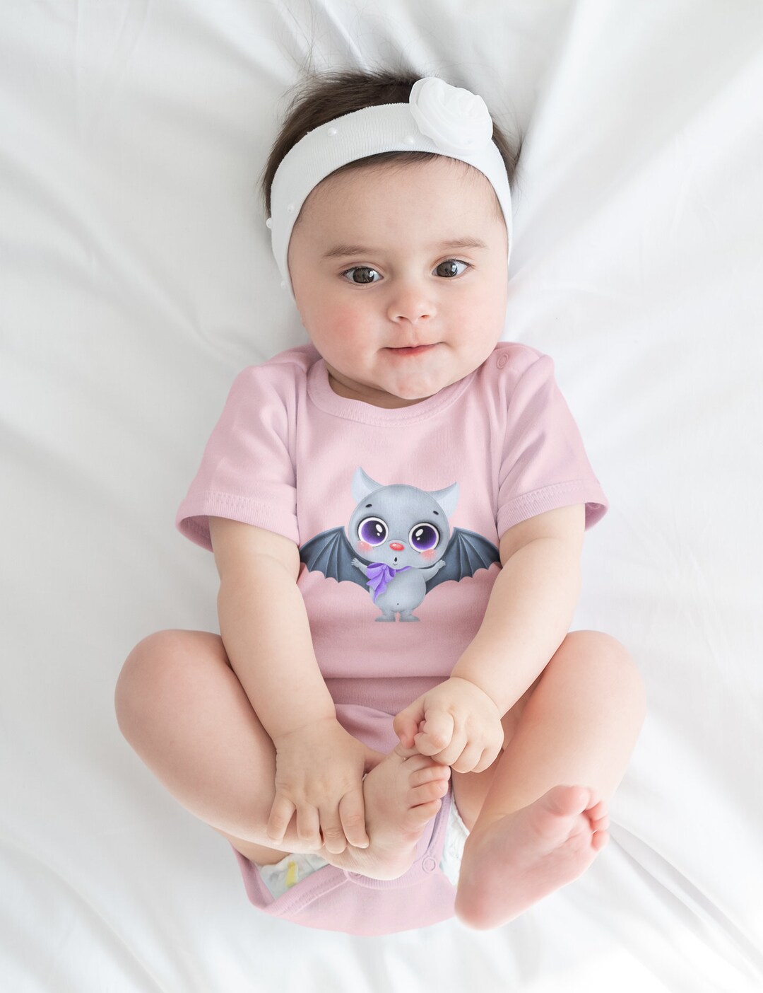 Goth Baby Bat Bodysuit Gothic Infant Clothing Baby Shower Gift Kid