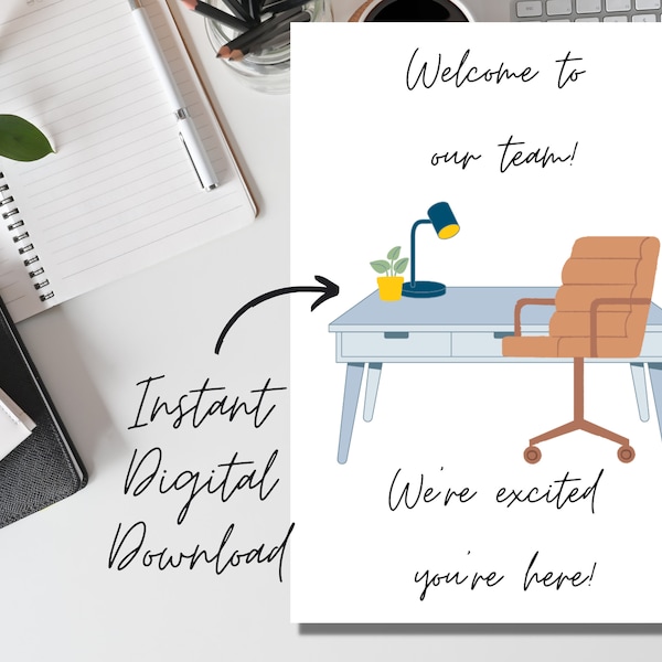 Welcome to the Team Printable Sign - Etsy