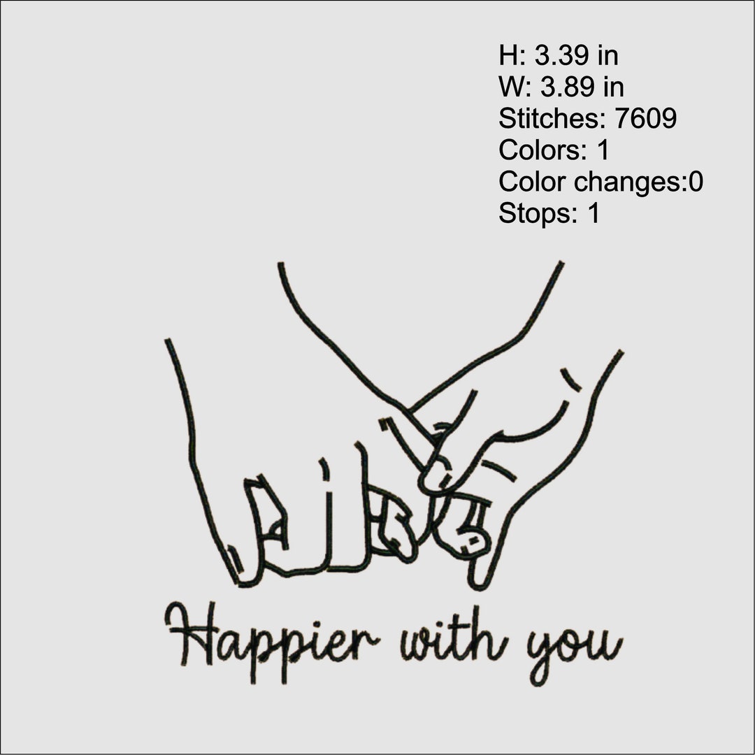 Happy Embroidery Outline Designs hand Embroidery Design Machine