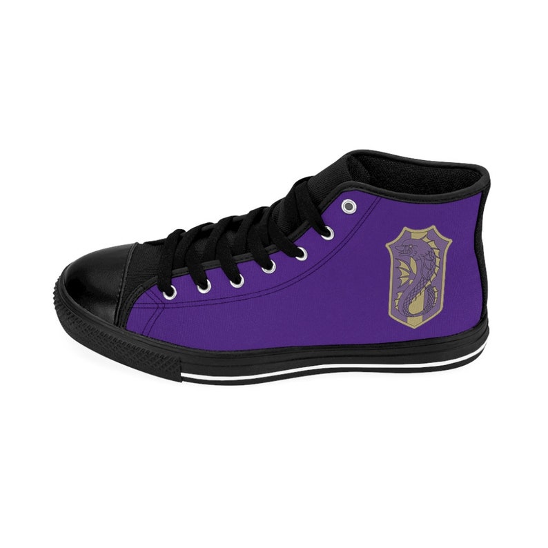 Black Clover Purple Orcas Men s Sneakers Black Clover Etsy