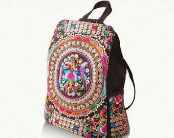 Tibet folk style backpack fashion embroidery backpack handbag