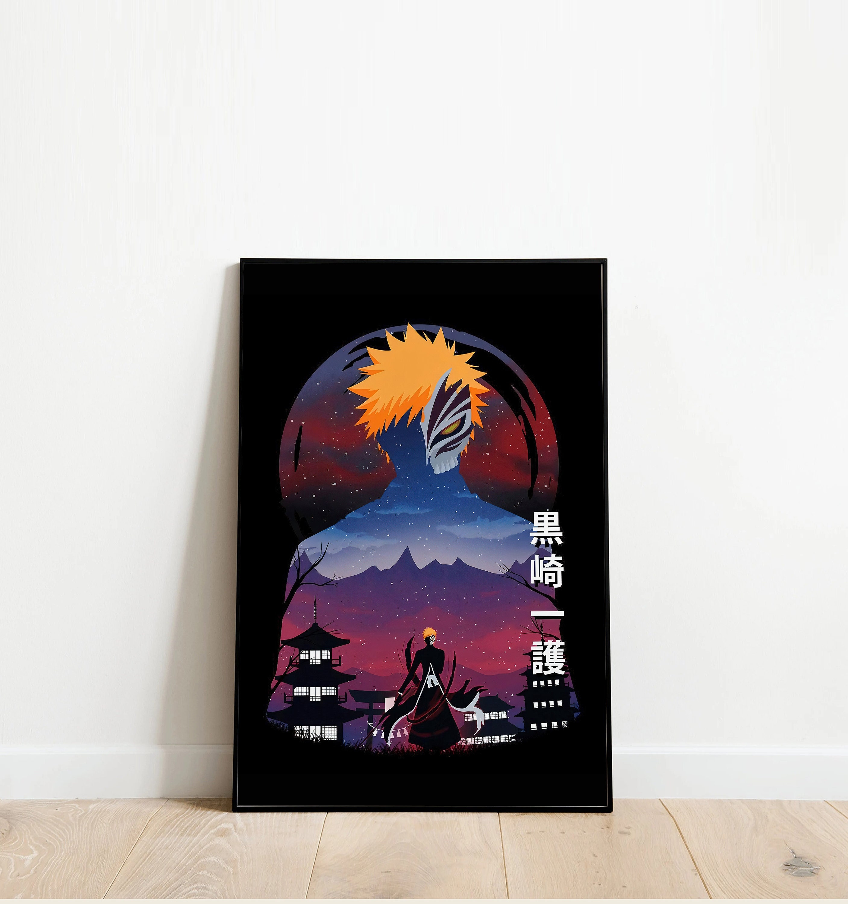 Bleach Poster Bleach Anime Poster Kurosaki Ichigo Poster Etsy