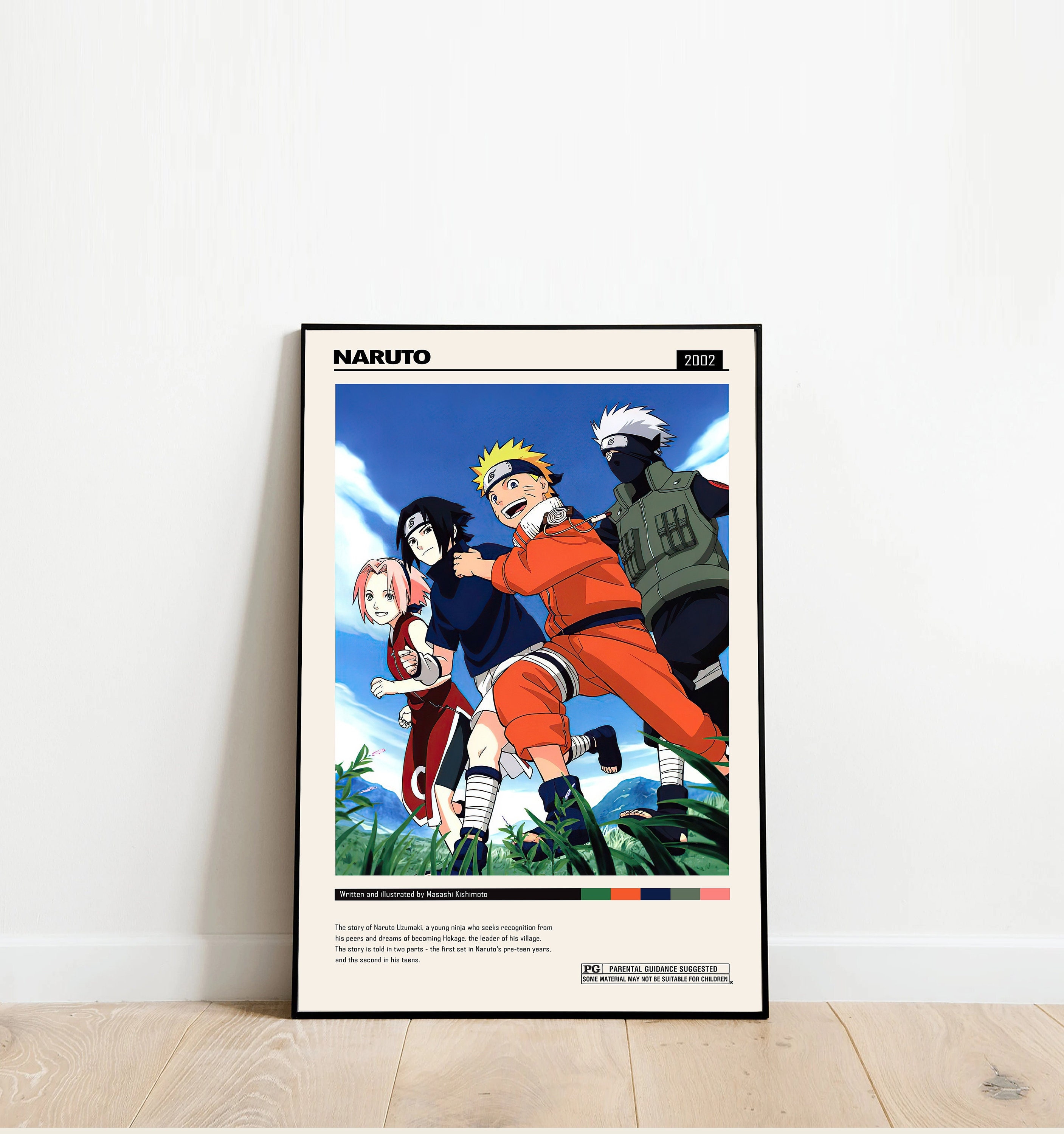Naruto Anime Poster Naruto Print Naruto Shippuden Anime Etsy
