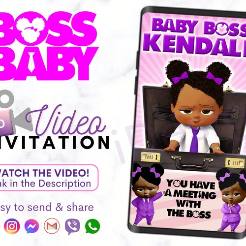Boss Baby Video Invitation Personalized Animated Invitation - Etsy Boss Baby Video Invitation Personalized Animated Invitation - Etsy