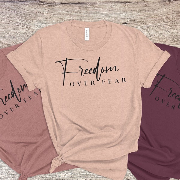 Freedom Over Fear American Red White Blue USA Flag 3x5 Feet Rough Tex