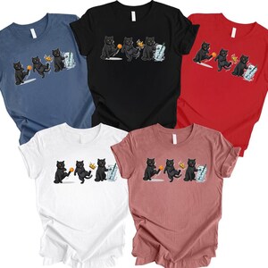 Black Cat Nope Shirt, Funny Grumpy Cat T-Shirt, Sassy Cat Lover Gift, Sarcastic Tee, Minimalist Cat Graphic, Cute Animal Top, Kawaii Shirt