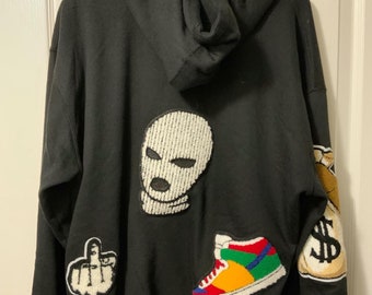 Custom Patch Hoodies Etsy