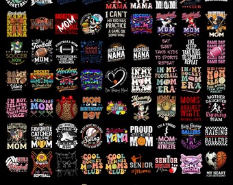 Sports Mom Bundle Png, Game Day Bundle Png, Softball Bundle Png, Baseball Bundle Png, Sport Coquette Bundle Png, Mega Bundle, Match Day Png