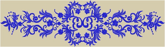Embroidery Design. Machine Embroidery Design. Festoon for curtains and veils,machine embroidery design flowers machine embroidery