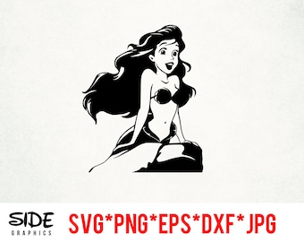 Images clipart Ariel (svg, png, eps, jpg, dxf) (téléchargement numérique)