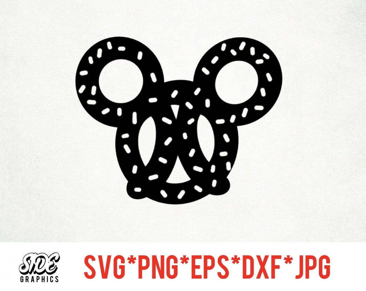 Mickey Pretzel Instant Download Digital File Svg Png Eps Etsy