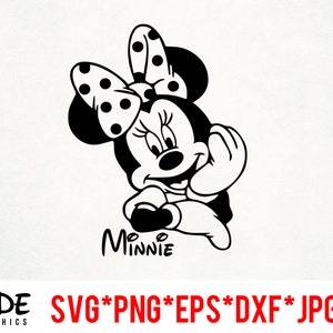 Minnie Autograph download istantaneo file digitale in formato svg, png, eps, jpg e clip art dxf per la silhouette cricut e altri software di taglio