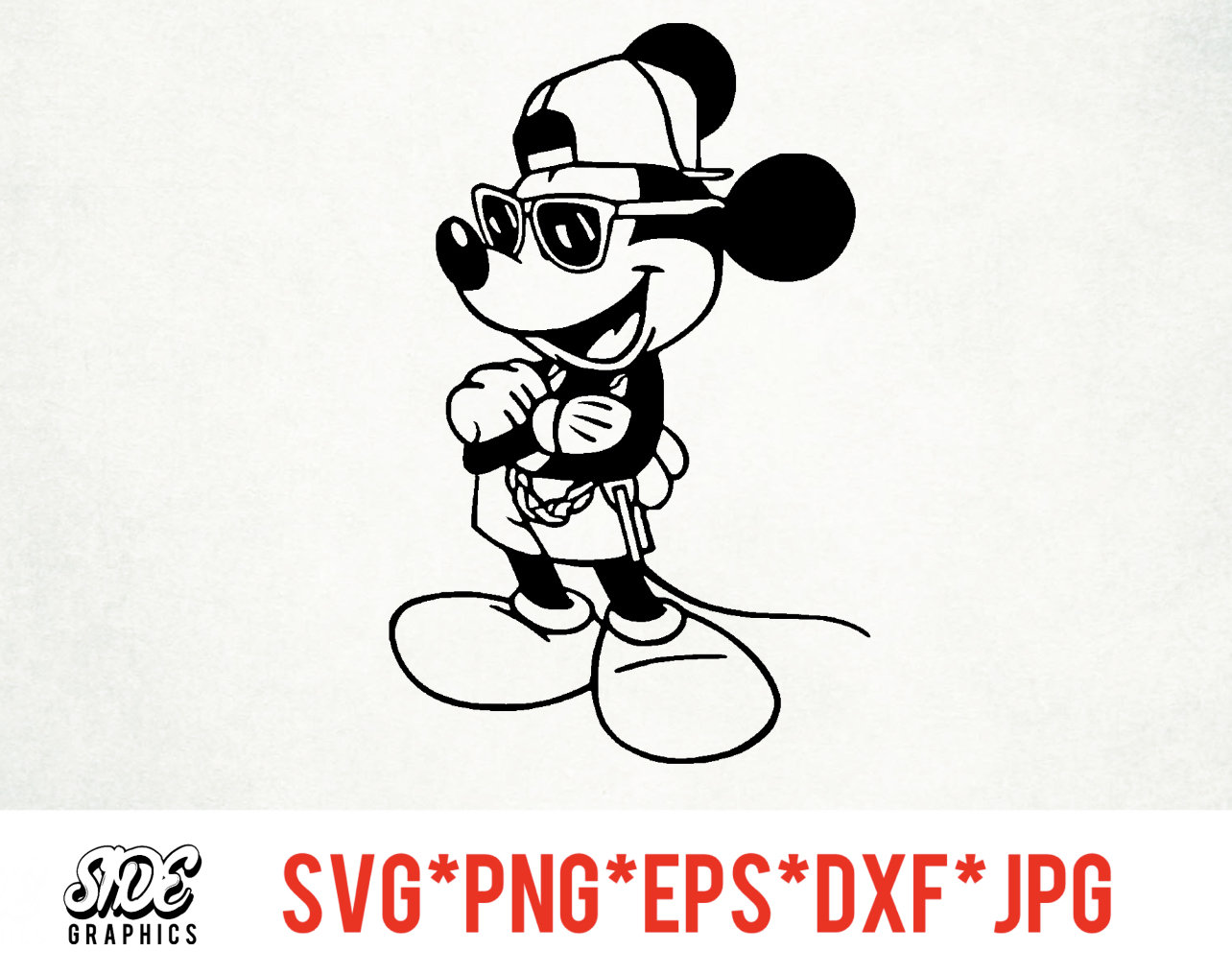 Cool Mickey Instant Download Digital File Svg, Png, Eps, Jpg Cool Mickey Instant Download Digital File Svg, Png, Eps, Jpg