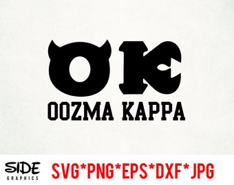 М*様 SILHOUETTE LOGO EMBOSS ZIP OUTER【GRA Oozma Kappa Instant Download Digital File Svg, Png, Eps, Jpg, and