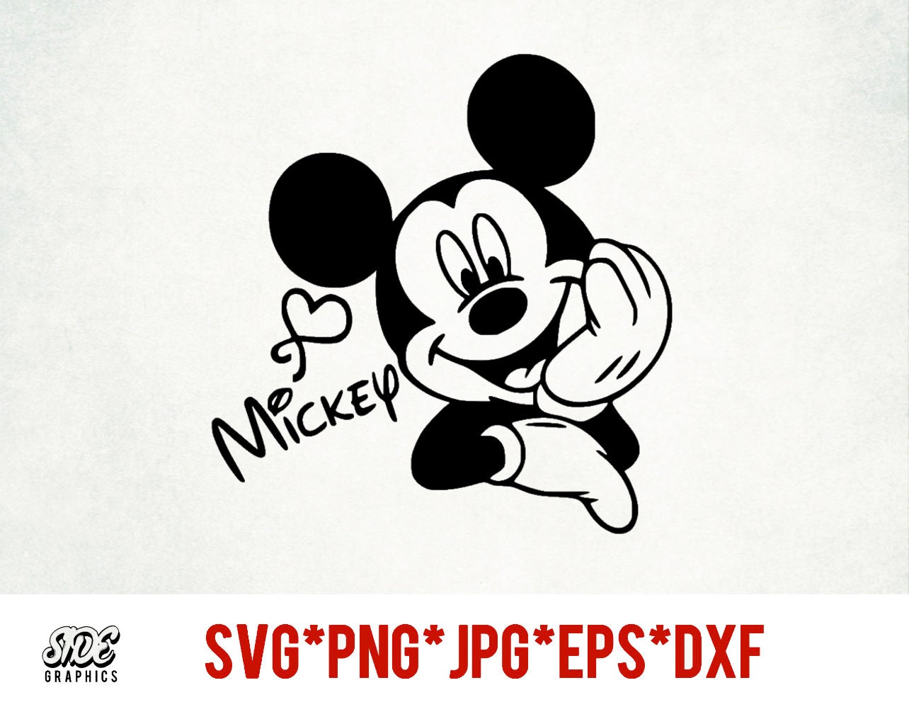 Mickey Peeking SVG - Mickey Mouse SVG - Disney SVG