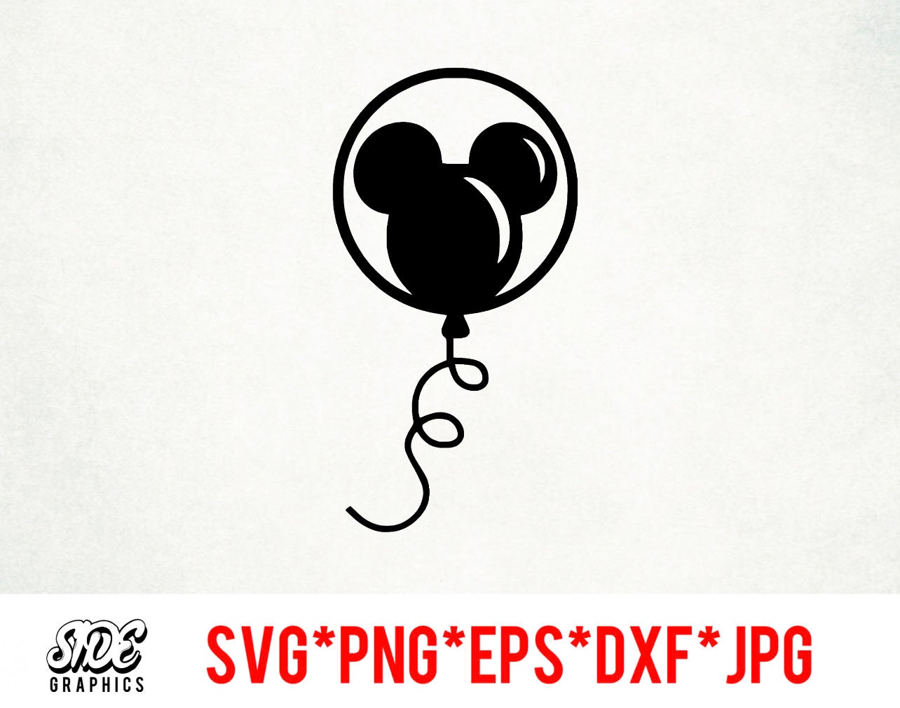 Mickey Mouse Balloon Bunch Svg Balloon Disney Svg Balloon Svg Svg Snake