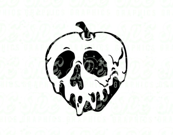 Rotten Apple Instant Download Digital File Svg, Png, Eps