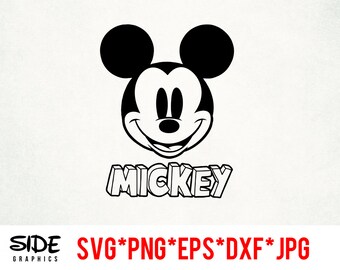 Mickey T Design instant download digital file svg, png, eps, jpg, and dxf clip art for cricut silhouette and other cutting software