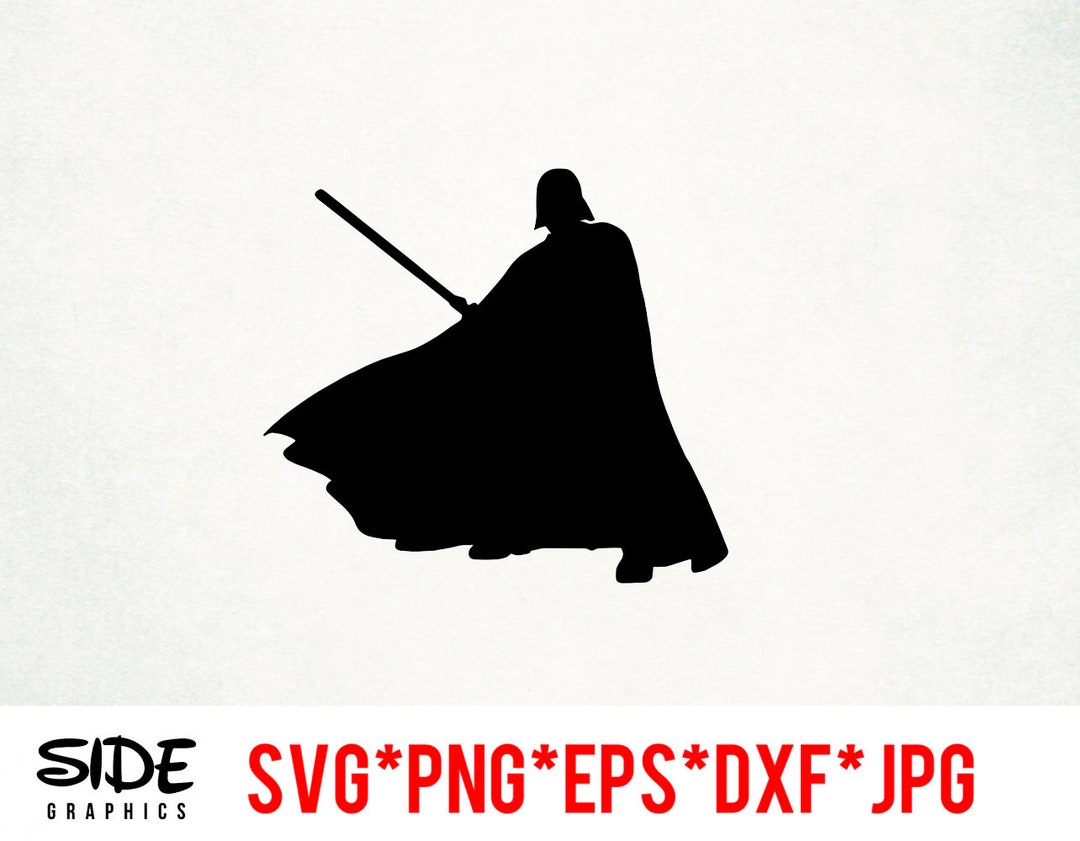 Darth Vader Instant Download Digital File Svg Png Eps Jpg And Dxf 
