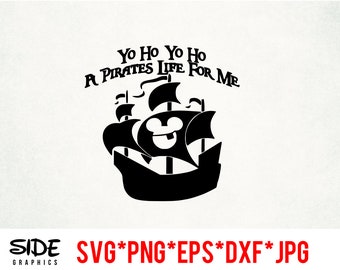 Image clipart Une vie de pirate pour moi (téléchargement numérique)
