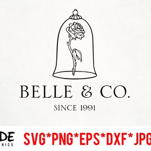 Descarga instantánea de archivos digitales de Bell and Company en formato SVG, PNG, EPS, JPG y DXF para Cricut Silhouette y otro software de corte