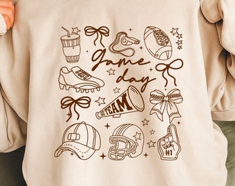 Football Doodles PNG, Game Day PNG, Hand Drawn Doodle Design, Touchdown Season, Sport,Game Day Png, Touchdown Png, Football Vibes