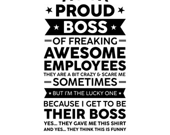 I Am A Proud Boss SVG, Proud Boss Svg, Boss Svg, I Am A Proud Boss Cut Files, Cricut, shirt design svg, png, jpg, eps, dxf, sublimation