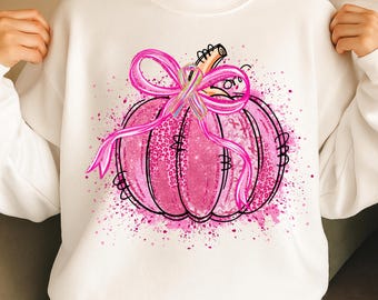 Breast Cancer Pumpkin Png, Pumpkin Faux Glitter Png, Pink ribbon Png, Breast Cancer Png, Pumpkin Splatter Png, Breast Cancer Awareness Png
