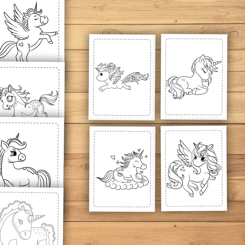 30 Cute Unicorn Coloring Pages for Kids Kawaii Unicorn Coloring Pages ...