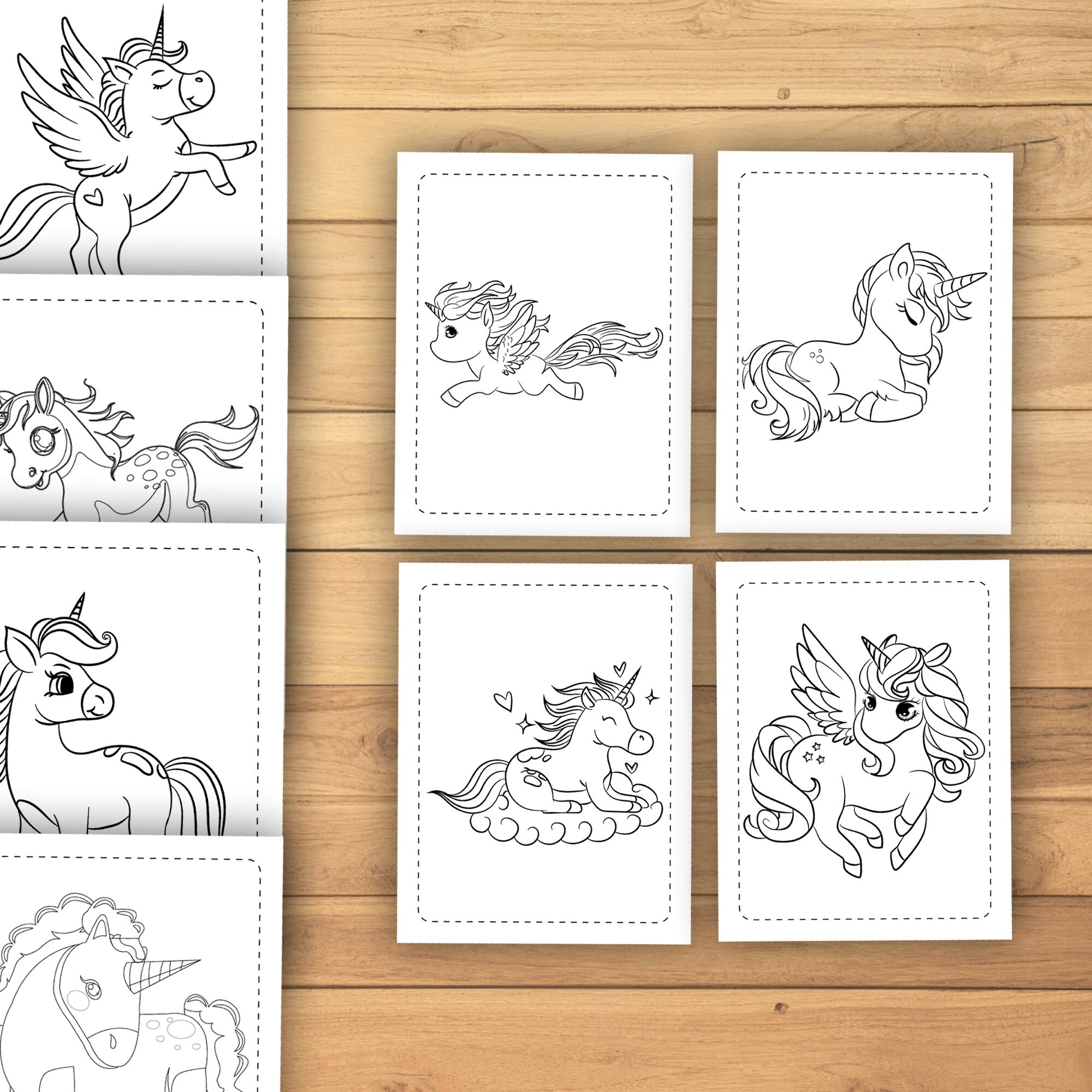 30 Cute Unicorn Coloring Pages for Kids Kawaii Unicorn Coloring Pages ...