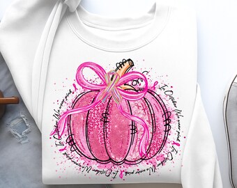 Breast Cancer Pumpkin Png, Pumpkin Faux Glitter Png, Pink ribbon Png, Breast Cancer Png, Pumpkin Splatter Png, Breast Cancer Awareness Png