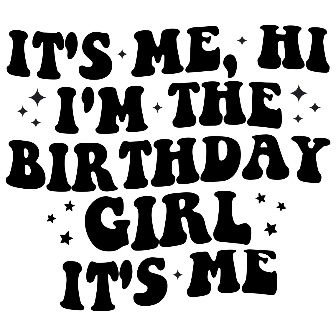50 Stück Musik-Motto Geschenktüten – 'It's Me Hi I'm The Birthday Girl' Für Geburtstagspartys, Babypartys & Musikliebhaber
