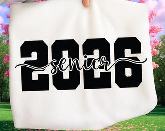 Senior  2026 SVG PNG, Class of 2026 Graduation Shirt Design, Senior Dad Sublimation, Cricut Cut File, Digital Download