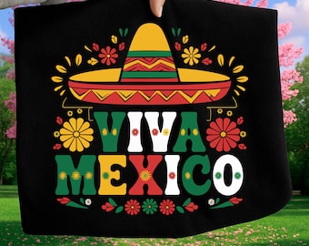 Viva Mexico PNG, Cinco de Mayo Sublimation Design, Western Fiesta Sombrero PNG,sombrero hat png, fiesta png, sublimate designs download