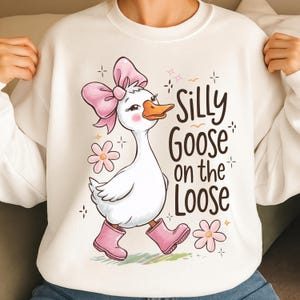 Silly Goose On The Loose PNG , Silly Goose Meme Shirt, Silly Goose SVG file for Cricut funny Goose shirt svg digital download eps svg png