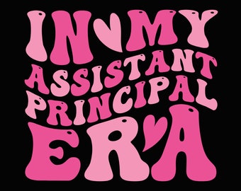 In My Assistant Principal Era SVG PNG , Groovy Retro Concert Svg, Retro Assistant Principal era svg, Assistant Principal Shirt Svg