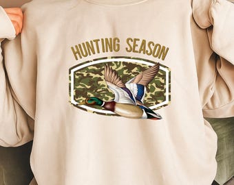 Camo Flying Mallard Duck PNG, Duck Hunting Sublimation Design, Mallard Duck Hunter Shirt PNG, Fall Hunting Digital Download