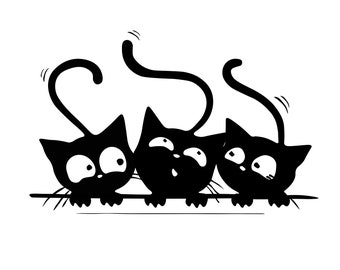Cat SvG , Cat Face SvG,Cat Lover SVG, Cute Peeking Pet Clipart, Cat Design, Cat Silhouette for Cricut, Cat Head SVG, Kitten SvG , cat lover